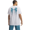 UNDER ARMOUR Blur Logo T-Shirt Herren 100 - white/boundless blue S