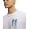 UNDER ARMOUR Blur Logo T-Shirt Herren 100 - white/boundless blue L