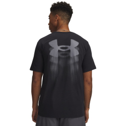 UNDER ARMOUR Blur Logo T-Shirt Herren 001 - black/titan gray S