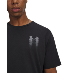 UNDER ARMOUR Blur Logo T-Shirt Herren 001 - black/titan gray S