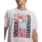UNDER ARMOUR Logo Collage T-Shirt Herren 100 - white/posh pink M