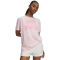 UNDER ARMOUR Rival Oversize Campus T-Shirt Damen 647 - prime pink/super pink XS