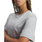 UNDER ARMOUR Rival Oversize Campus T-Shirt Damen 012 - mod gray light heather/white S