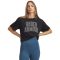 UNDER ARMOUR Rival Oversize Campus T-Shirt Damen 001 - black/white M