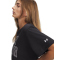 UNDER ARMOUR Rival Oversize Campus T-Shirt Damen 001 - black/white M