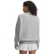 UNDER ARMOUR Rival Fleece Oversize Varsity Crew Neck Sweatshirt Damen 011 - mod gray light heather/white XS