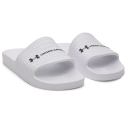 UNDER ARMOUR ARMR Lite Slides Badelatschen Damen 100 - white/white/black 36.5