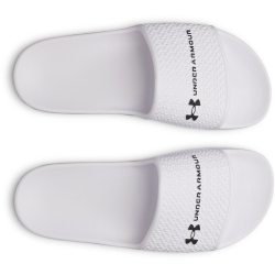 UNDER ARMOUR ARMR Lite Slides Badelatschen Damen 100 - white/white/black 36.5