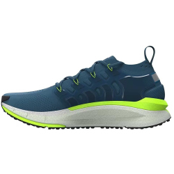 UNDER ARMOUR Phantom X Sneaker Herren 498 - wham blue/hyper green/white 42