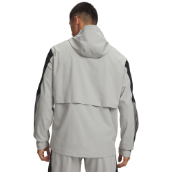 UNDER ARMOUR Velociti Storm wasserabweisende Laufjacke Herren 069 - titanium/black/reflective L