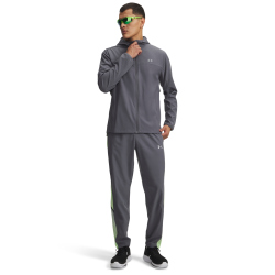 UNDER ARMOUR Velociti Storm wasserabweisende Laufhose Herren 026 - castlerock/lumos lime/reflective L