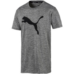PUMA Heather Cat Tee Trainingsshirt Herren medium gray...