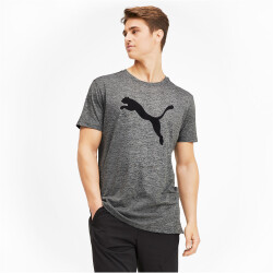PUMA Heather Cat Tee Trainingsshirt Herren medium gray...