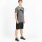 PUMA Heather Cat Tee Trainingsshirt Herren medium gray heather S