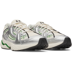 UNDER ARMOUR Sola Sneaker 281 - stone/metallic silver/team kelly green 40