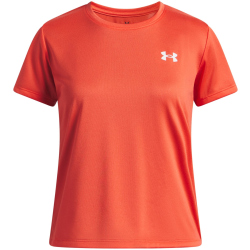 UNDER ARMOUR Tech Trainingsshirt Mädchen 690 - venom red/white M (137-149 cm)