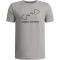 UNDER ARMOUR Foundation T-Shirt Jungen 069 - titanium/illusion green M (137-149 cm)