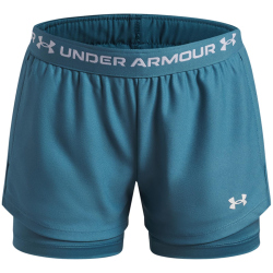 UNDER ARMOUR Tech Play Up 2in1 Trainingsshorts Mädchen 466 - boundless blue/white M (137-149 cm)