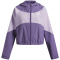UNDER ARMOUR Rival Woven wasserabweisende Trainingsjacke Mädchen 520 - purple luxe/purple crest/white XS (122-127 cm)
