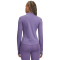 UNDER ARMOUR Motion Langarm 1/2-Zip Trainingsshirt Damen 520 - purple luxe/white XS