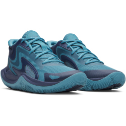 UNDER ARMOUR Jet 25 Basketballschuhe 466 - boundless blue/academy/metallic gravel 44.5