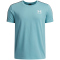 UNDER ARMOUR Sporttsyle Taped T-Shirt Jungen 425 - blue haze/white S (127-137 cm)