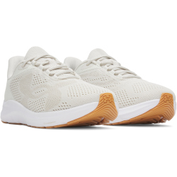 UNDER ARMOUR Charged Pursuit 4 Big Logo Laufschuhe Damen 111 - summit white/summit white/khaki base 38.5