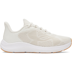 UNDER ARMOUR Charged Pursuit 4 Big Logo Laufschuhe Damen 111 - summit white/summit white/khaki base 38.5