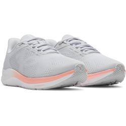 UNDER ARMOUR Charged Pursuit 4 Big Logo Laufschuhe Damen 015 - halo gray/posh pink/distant gray 38.5