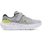 UNDER ARMOUR Surge 4 AC Laufschuhe Jungen 013 - mod gray/black/lumin yellow 27.5
