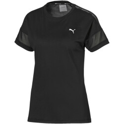 PUMA Feel It Mesh Logo Trainingsshirt Damen PUMA black XS