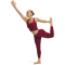 UNDER ARMOUR Motion Ankle Leggings Damen 625 - cardinal/white M