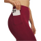 UNDER ARMOUR Motion Ankle Leggings Damen 625 - cardinal/white M