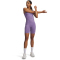 UNDER ARMOUR Motion kurze Leggings Damen 520 - purple luxe/white XS