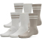 6er Pack UNDER ARMOUR Essential Crew Socken 203 - timberwolf taupe/timberwolf taupe/stone L (42-47.5)