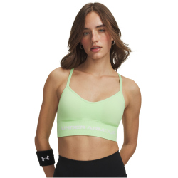 UNDER ARMOUR Vanish Seamless Low Support Sport-BH Damen 712 - lumos lime/white L