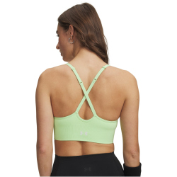 UNDER ARMOUR Vanish Seamless Low Support Sport-BH Damen 712 - lumos lime/white L