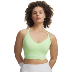 UNDER ARMOUR Vanish Seamless Low Support Sport-BH Damen 712 - lumos lime/white L
