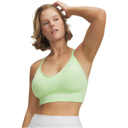 UNDER ARMOUR Vanish Seamless Low Support Sport-BH Damen 712 - lumos lime/white L