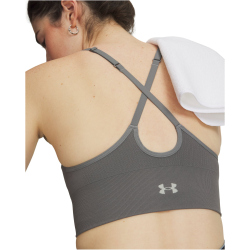 UNDER ARMOUR Vanish Seamless Low Support Sport-BH Damen 709 - clay green/titanium L