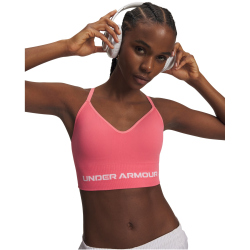 UNDER ARMOUR Vanish Seamless Low Support Sport-BH Damen 600 - bittersweet pink/white L