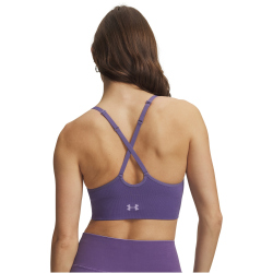UNDER ARMOUR Vanish Seamless Low Support Sport-BH Damen 520 - purple luxe/purple crest L