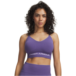 UNDER ARMOUR Vanish Seamless Low Support Sport-BH Damen 520 - purple luxe/purple crest L