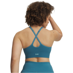 UNDER ARMOUR Vanish Seamless Low Support Sport-BH Damen 467 - boundless blue/blue haze L