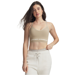 UNDER ARMOUR Vanish Seamless Low Support Sport-BH Damen 299 - city khaki/summit white L