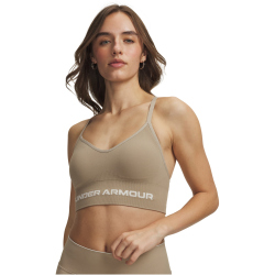 UNDER ARMOUR Vanish Seamless Low Support Sport-BH Damen 299 - city khaki/summit white L