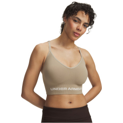 UNDER ARMOUR Vanish Seamless Low Support Sport-BH Damen 299 - city khaki/summit white L
