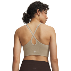 UNDER ARMOUR Vanish Seamless Low Support Sport-BH Damen 299 - city khaki/summit white L
