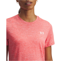 UNDER ARMOUR Tech Twist T-Shirt Damen 691 - venom red/white XS
