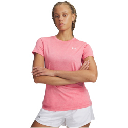 UNDER ARMOUR Tech Twist T-Shirt Damen 601 - bittersweet pink/white XS